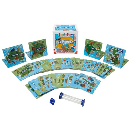 Juego de Mesa Asmodee BrainBox El Mundo +8 001