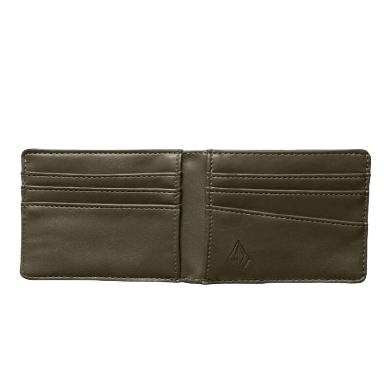 Billetera Volcom ABG SOLIDSTONE BIFOLD PU - Verde Billetera Volcom ABG SOLIDSTONE BIFOLD PU - Verde