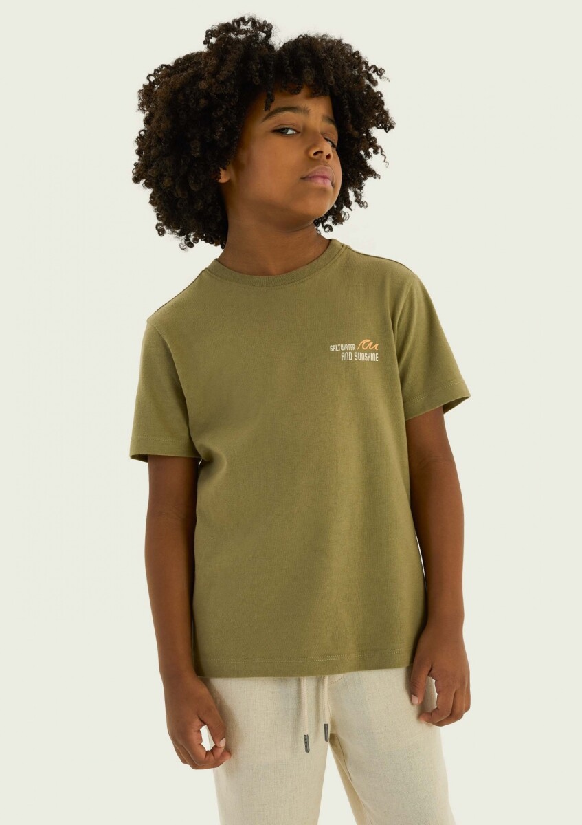 CAMISETA PARA NIÑO - VERDE 