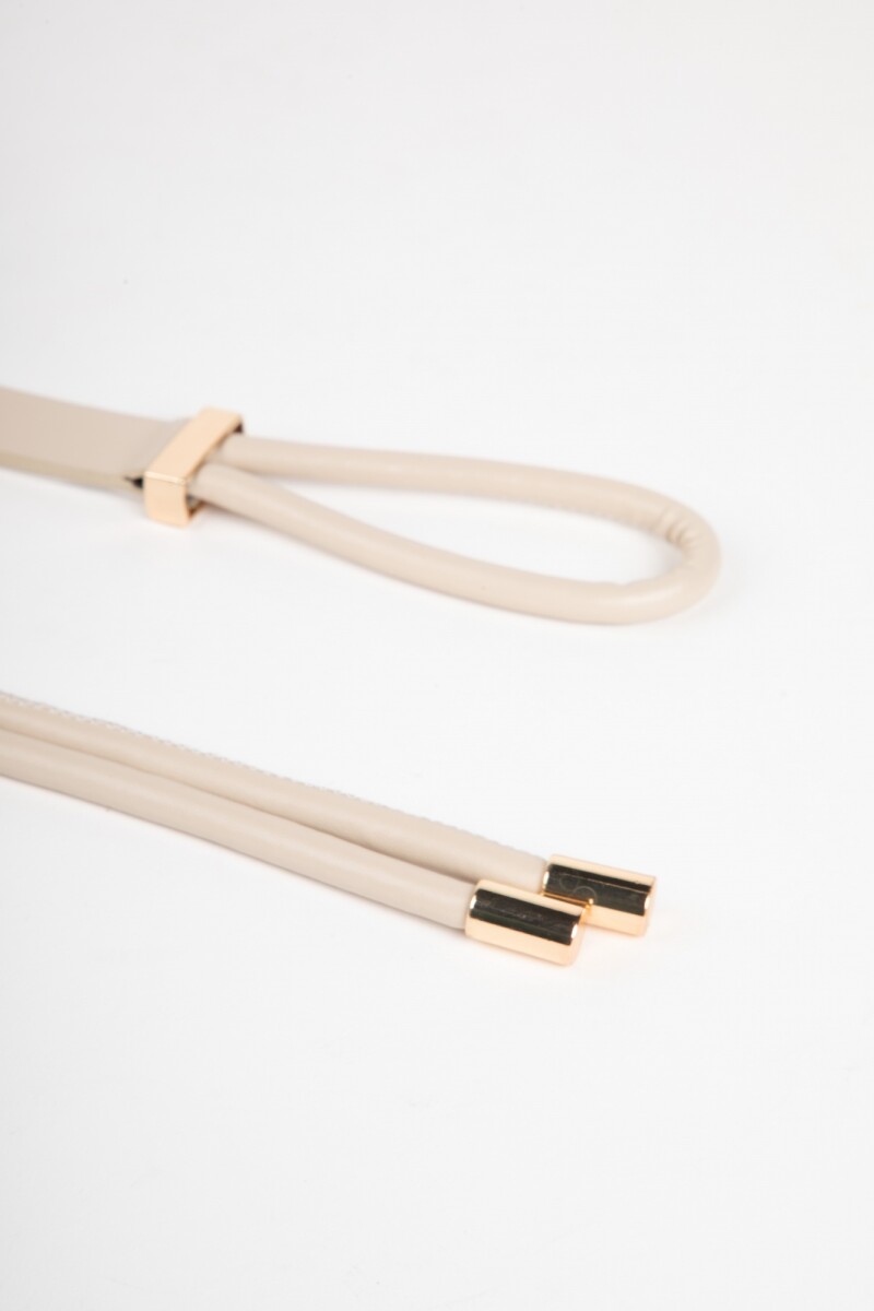 CINTURON NOVA Beige