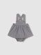 Falda Con Tirantes Azul