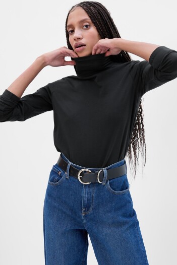 Remera Polera Mujer True Black