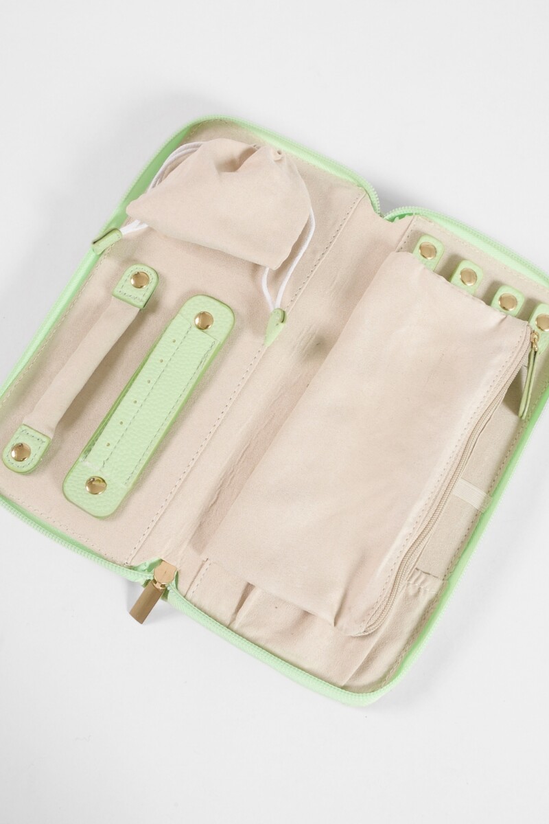 Sobre alhajero para bijou verde