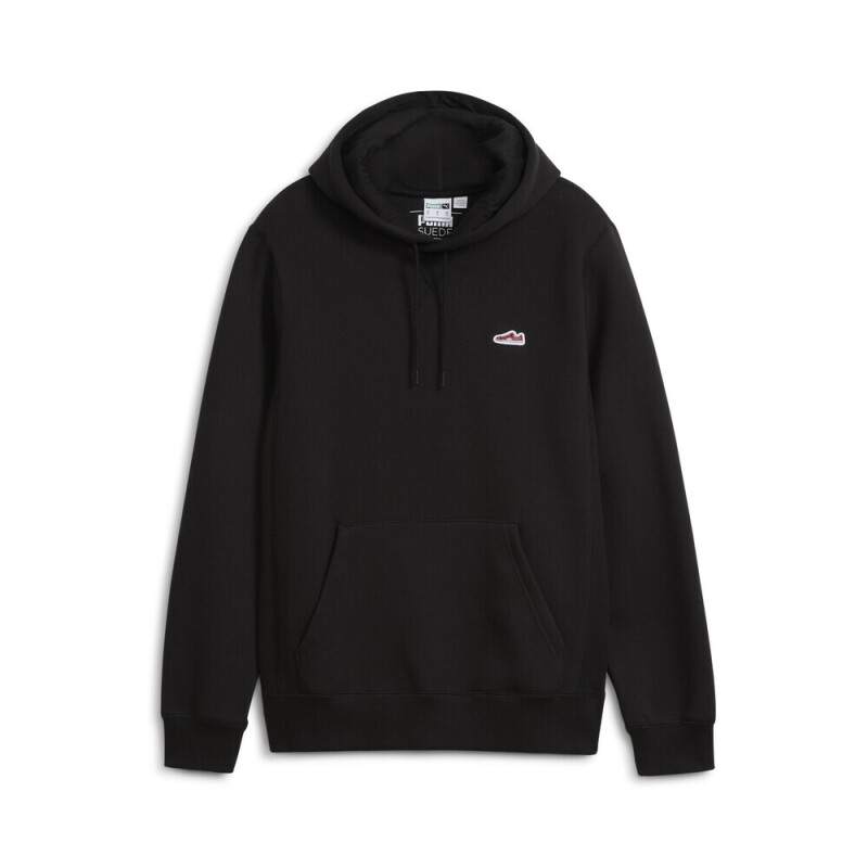 New Suede Hoodie FL Black