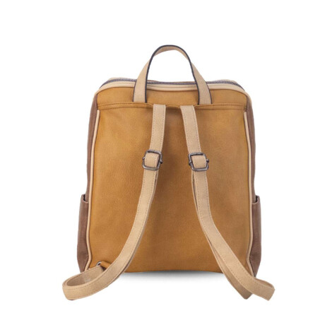 Mochila Queen Nuez Arena Y Tabaco