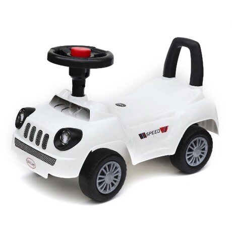 Buggy para Niños Modelo Auto con Bocina Blanco