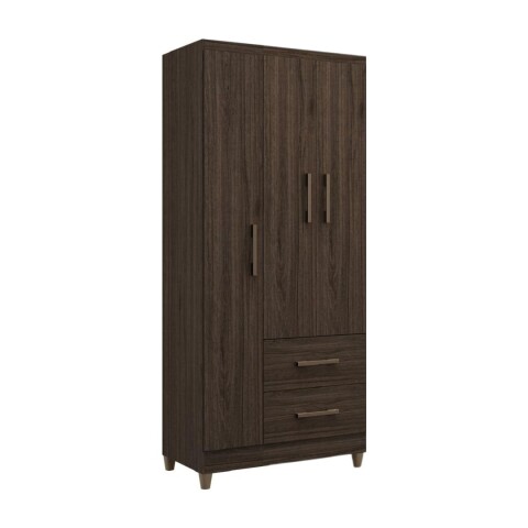 Ropero 3 Puertas 2 Cajones Fortaleza Almendrado Oscuro Ropero 3 Puertas 2 Cajones Fortaleza Almendrado Oscuro