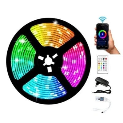 Tira led RGB Smart control por app bluetooth 10 metros Tira led RGB Smart control por app bluetooth 10 metros