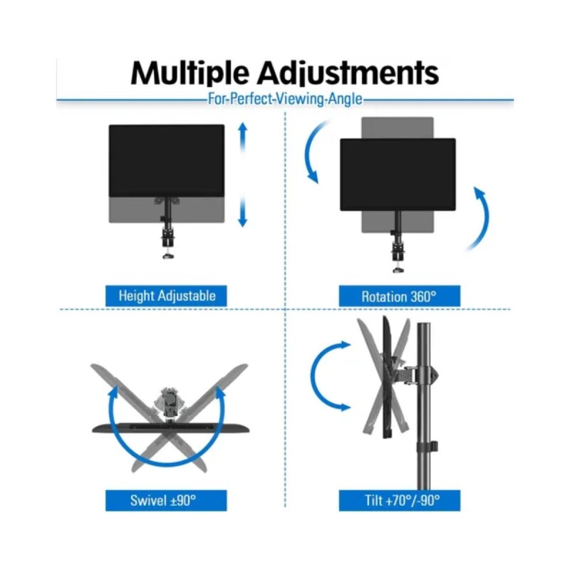 Soporte para monitor ajustable de escritorio Soporte para monitor ajustable de escritorio