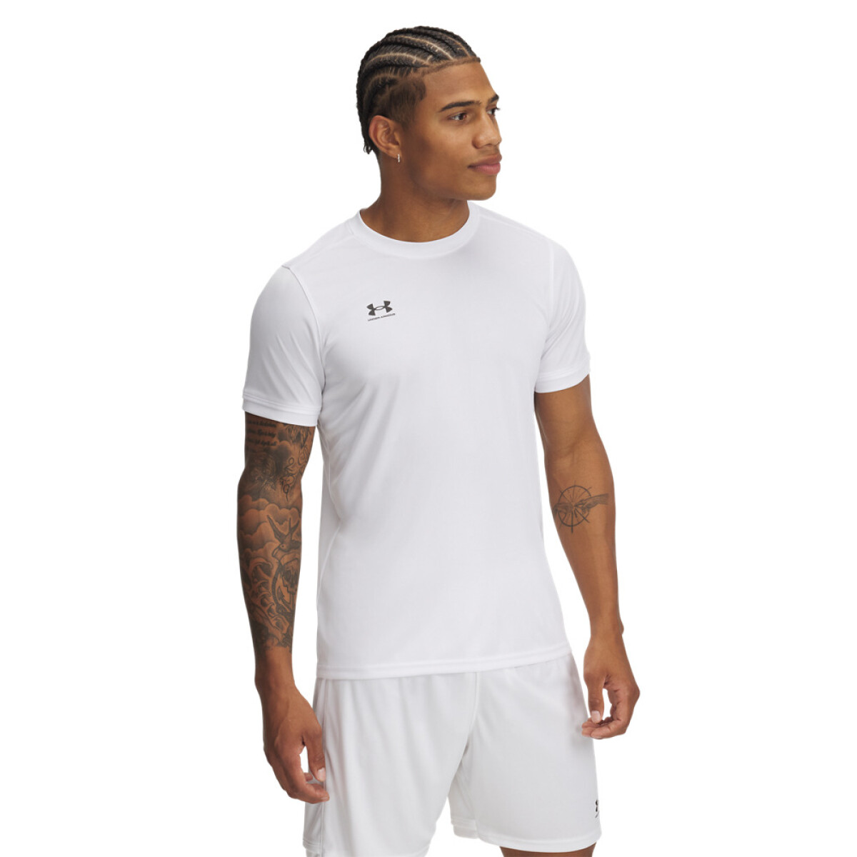 UA M Challenger Team Jersey - WHT-100 