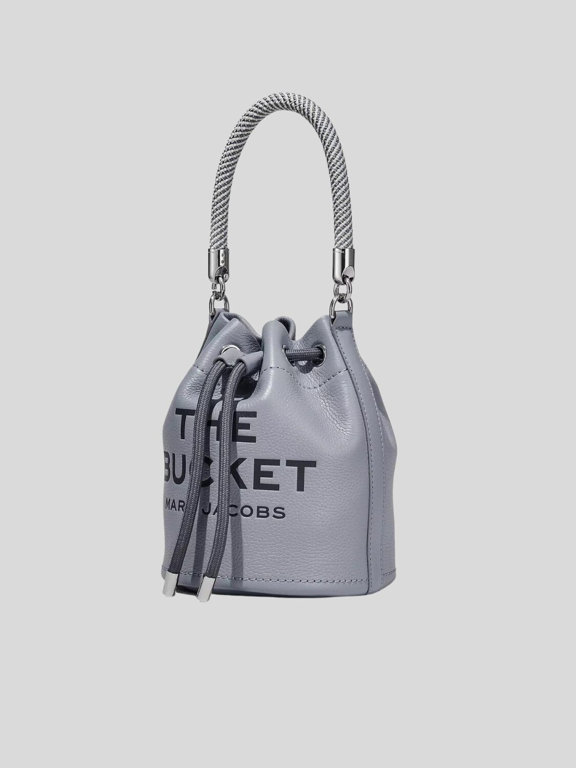 Bolso bombonera de cuero Gris