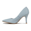 Zapato Vizzano Mujer Lxv Taco Alto Azul Claro