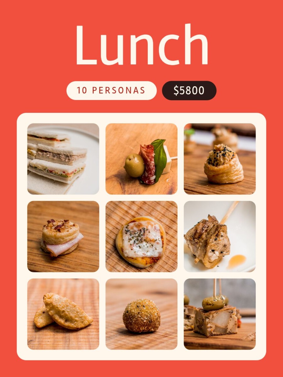Lunch 10 personas Lunch 10 personas