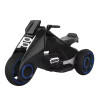 Moto futuro a batería infantil Lumax Grande con luces y musica Negro