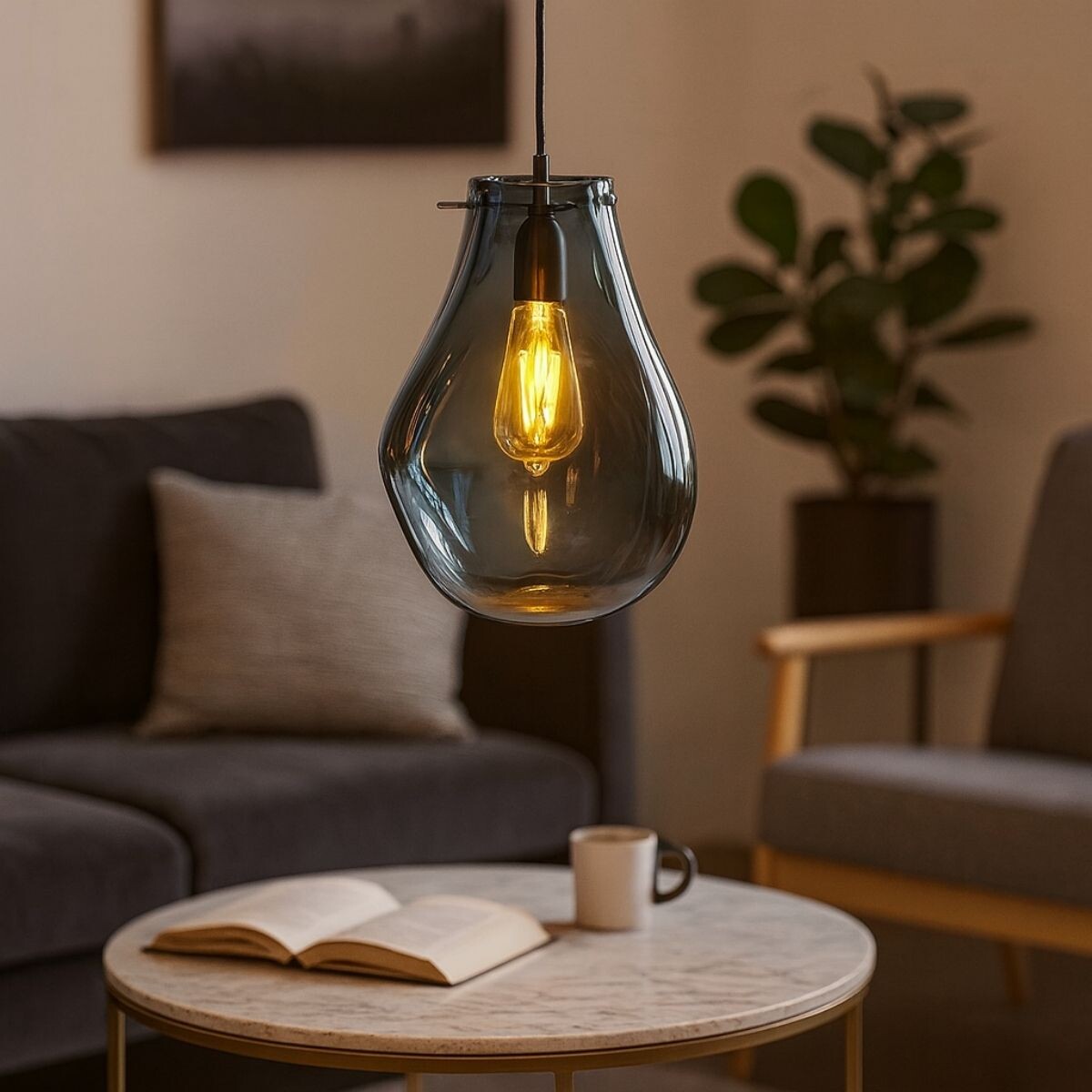 LUMINARIA DE TECHO RAINING MEN AZUL Small 