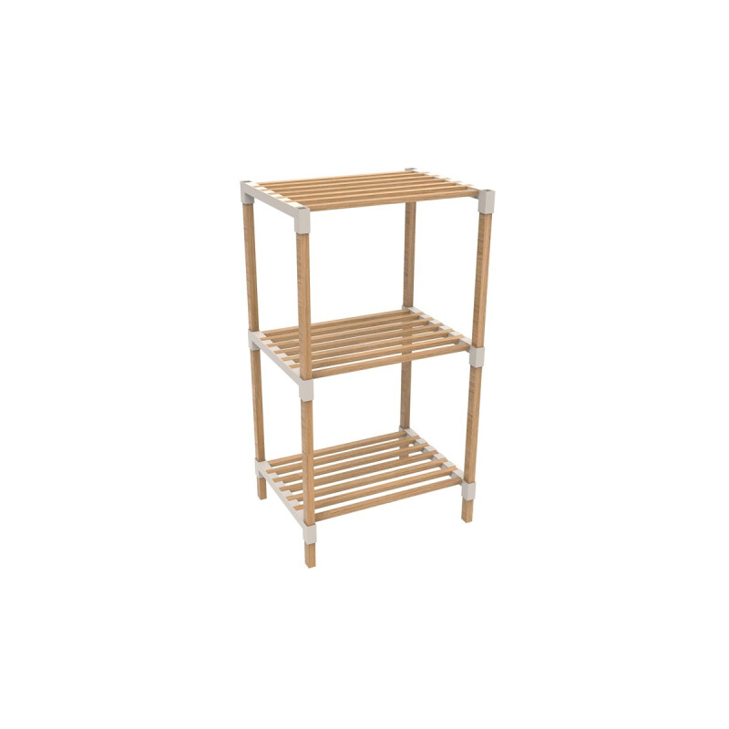 Estanteria 3 niveles 78 x 38 x 30 cm madera MADERA