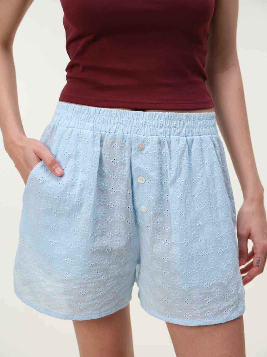 Short Broderie - Celeste 