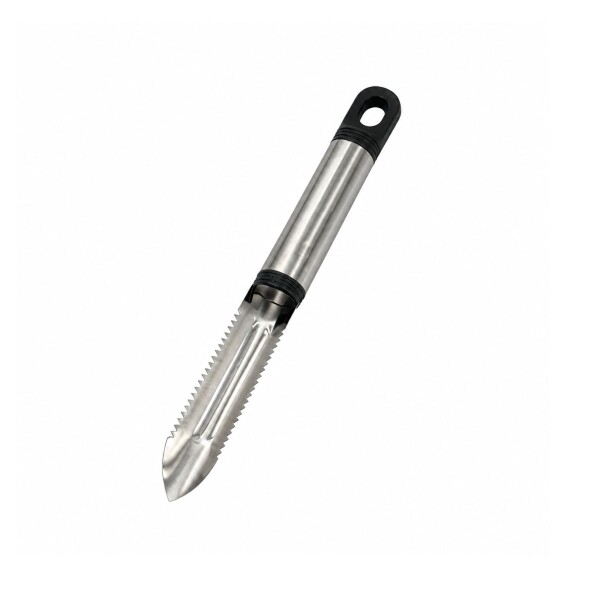 Pelador acero inox con mango negro Pelador acero inox con mango negro
