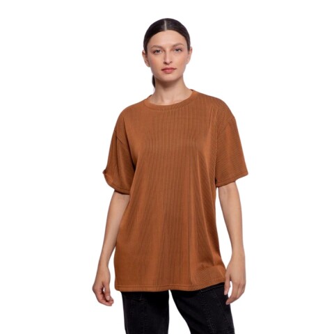 REMERA OLSEN S-XL TOSTADO