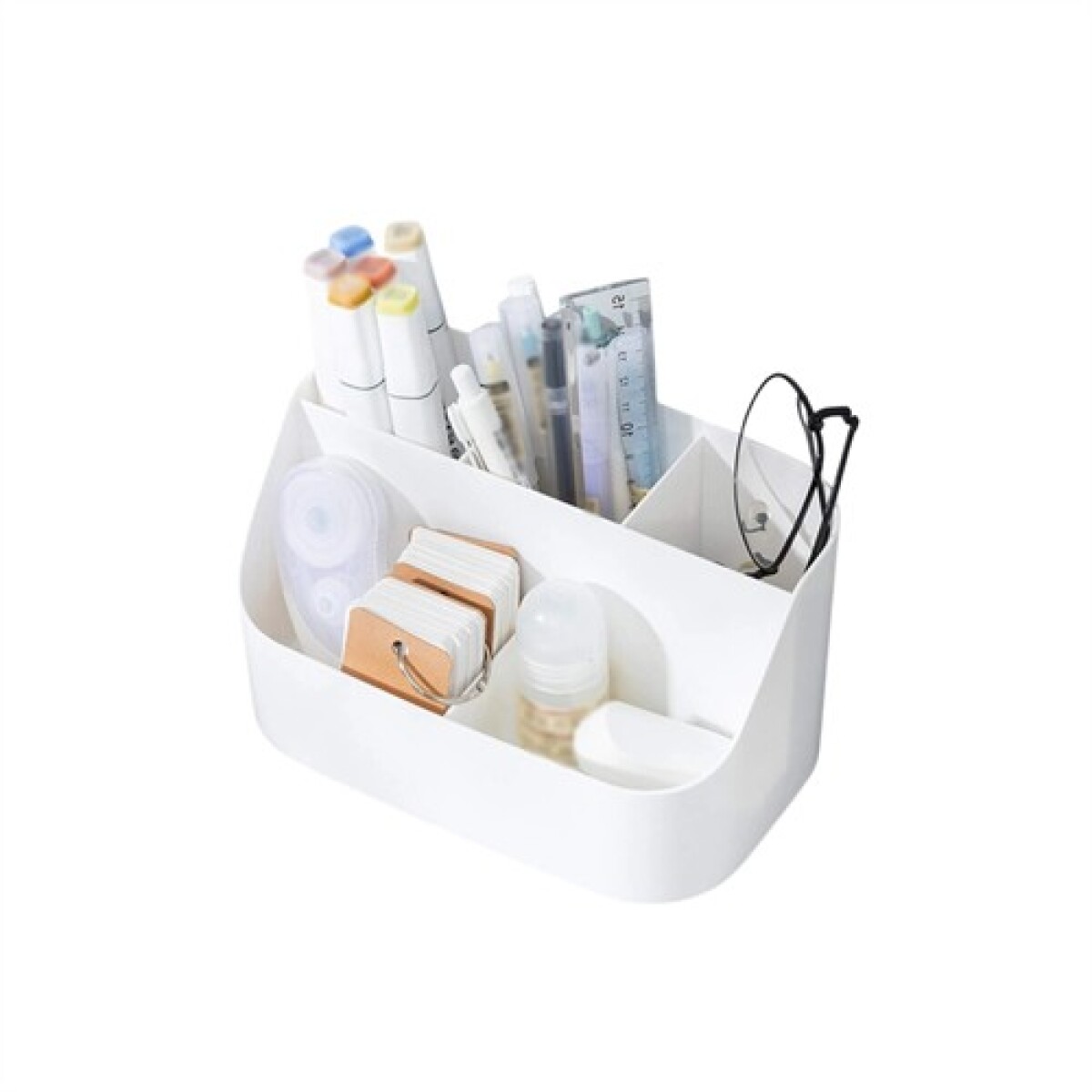 Organizador para útiles 10*19*10cm - Blanco 