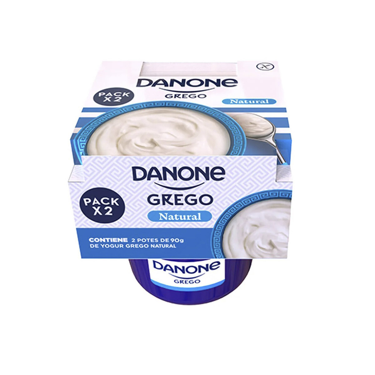 Yogurt Griego Danone Natural x2 