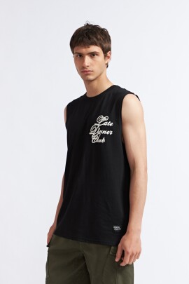 MUSCULOSA DIEGO NEGRO PRINT