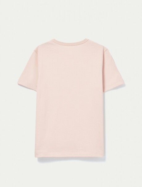 CAMISETA BÁSICA INFANTIL ROSADO