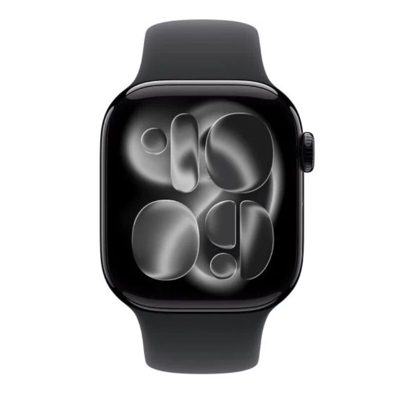 Apple Watch Series 11 42mm Jet Black Al Black Sport Band M/L MEQU4LW/A Apple Watch Series 11 42mm Jet Black Al Black Sport Band M/L MEQU4LW/A