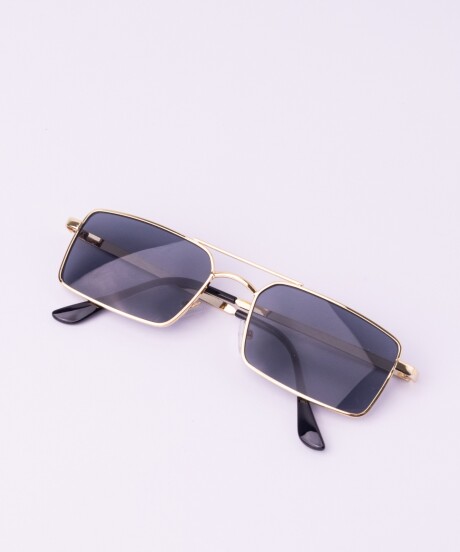 METAL SUNNIES SQUARE BLACK