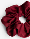 Skunzies Lisas Scrunchie Satén Burgundy - Rojo Burdeaux
