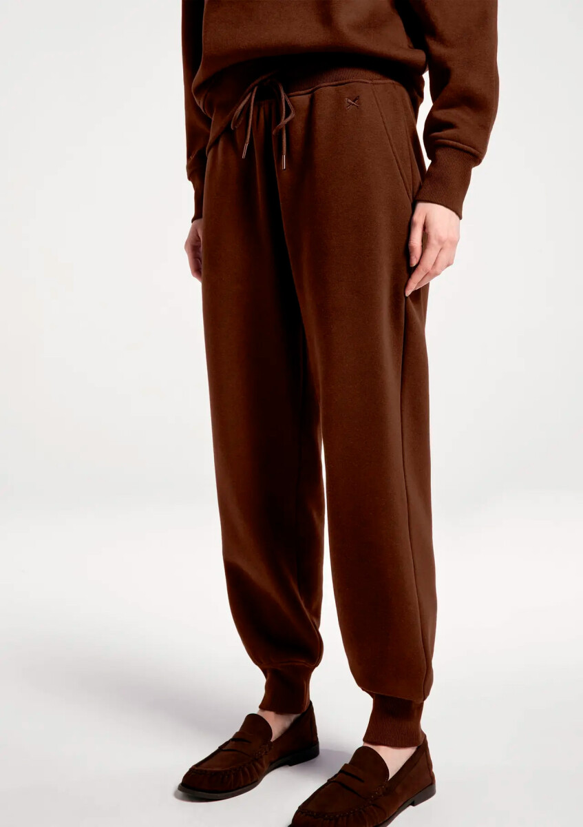 PANTALONES DEPORTIVOS DE FELPA - BORDEAUX 