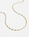 Collares Cortos Metal Collar Corto De Acero - Dorado