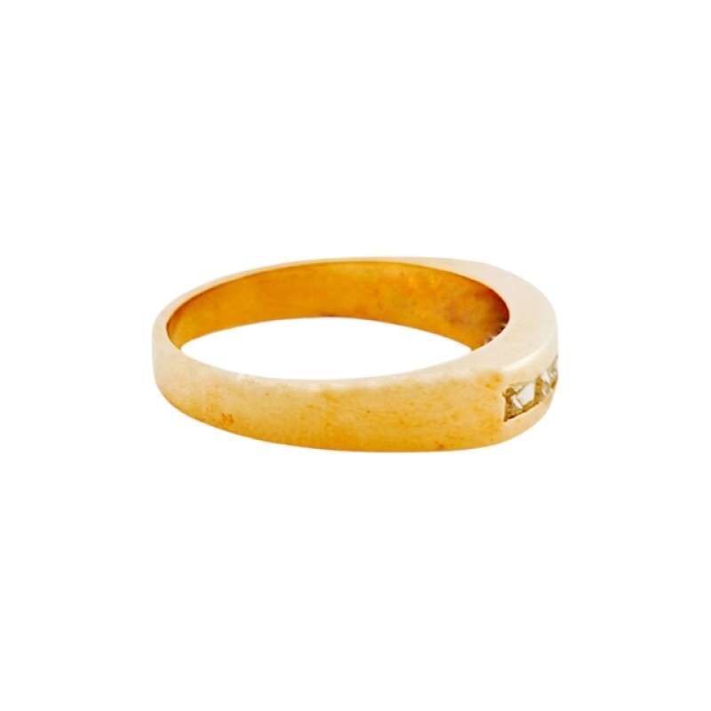 Anillo-Oro bajo-Piedra zirconia-AN8009 conpiedra