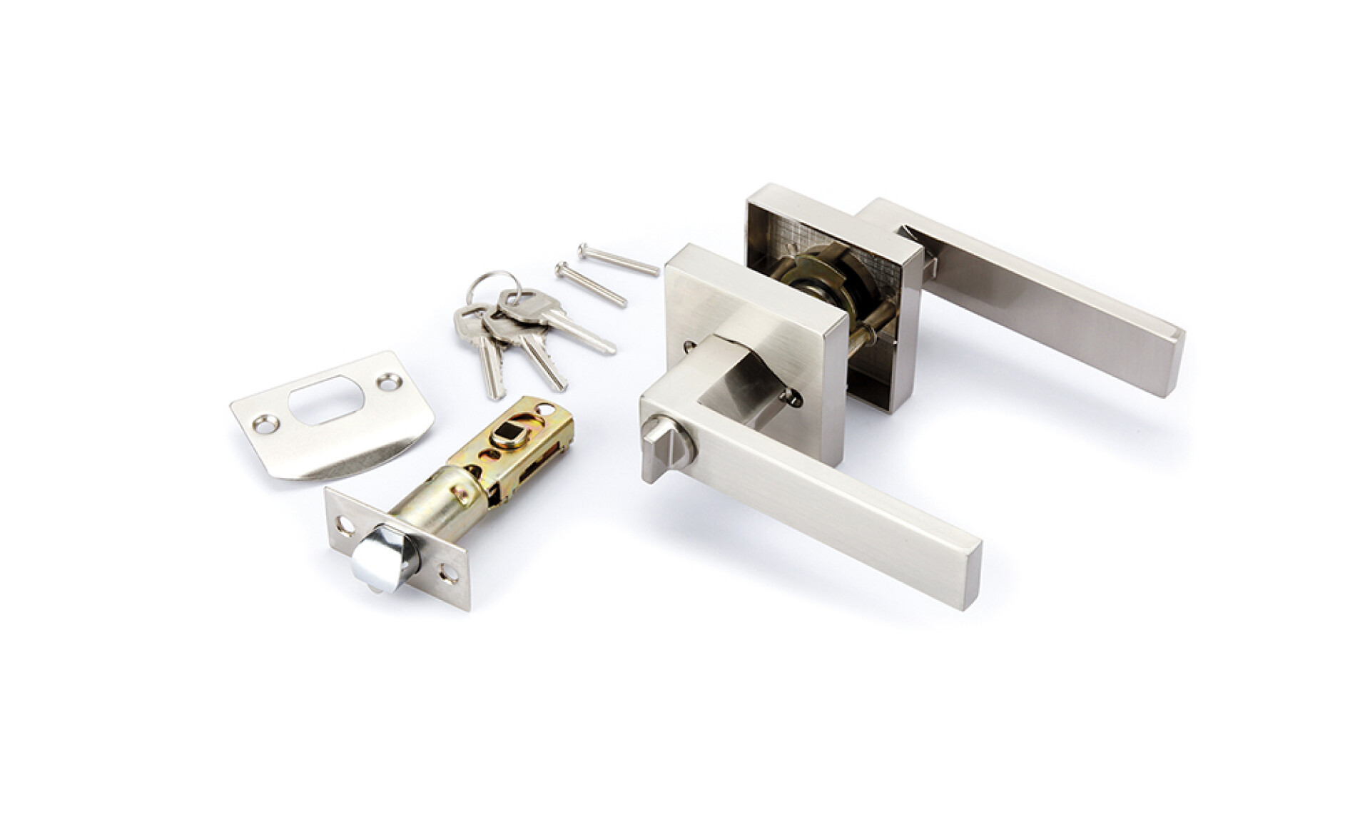 Manija Pomo Cuadrada Llave Set-8003 