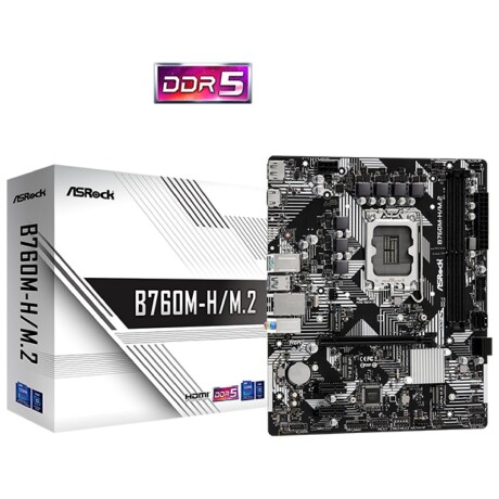 Motherboard Asrock B760M-H/M.2 DDR5 S1700 001