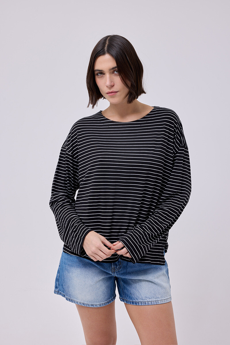 Remera Raya - Negro 