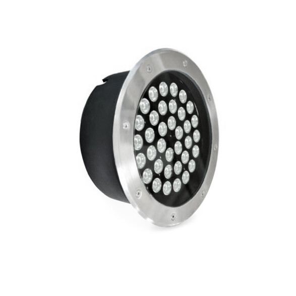 Luminaria de embutir piso LED RGB IP65 Ø300x95mm IX4407