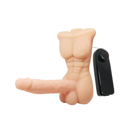 Masturbador Mini Torso Masculino Con Vibrador Masturbador Mini Torso Masculino Con Vibrador
