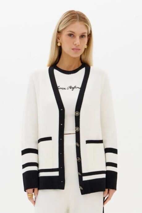 Cardigan Moorea Blanco