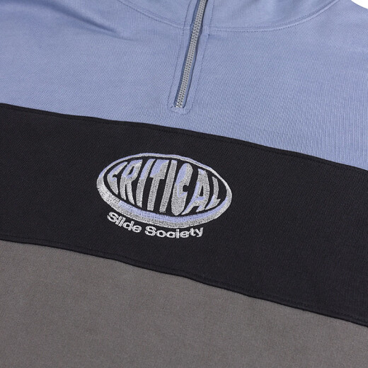 Buzo Critical Slide Buzzed 1/4 Zip - Azul Buzo Critical Slide Buzzed 1/4 Zip - Azul