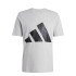 Remera de Hombre Adidas Essentials Logo Gris - Negro