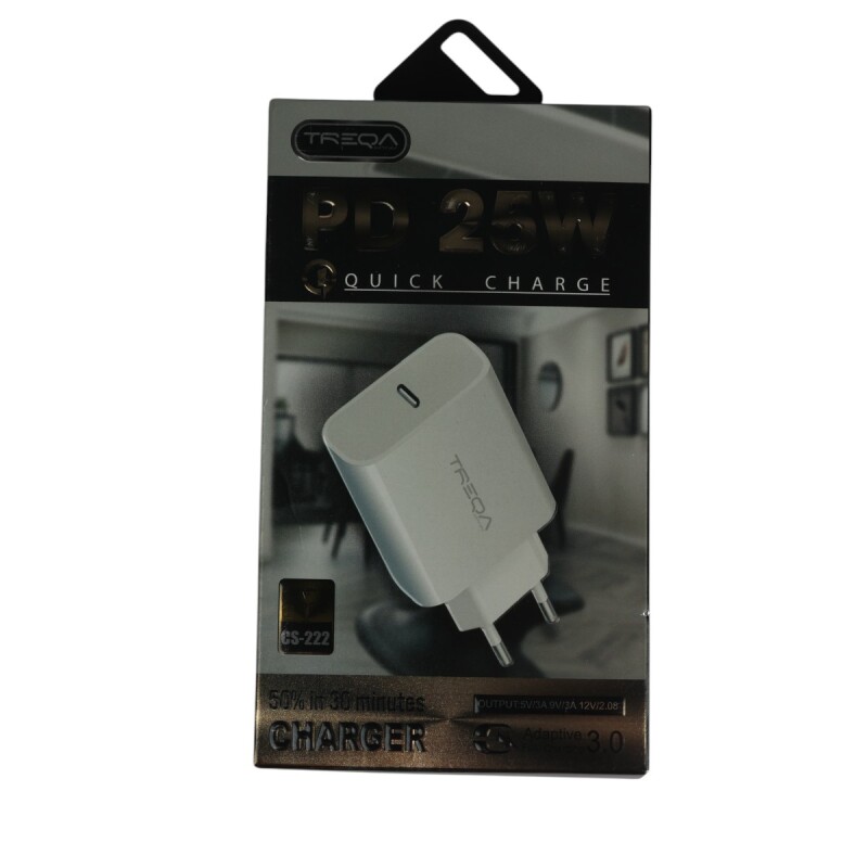 Cargador de carga rápida 25W CS222 Tipo C Cargador de carga rápida 25W CS222 Tipo C