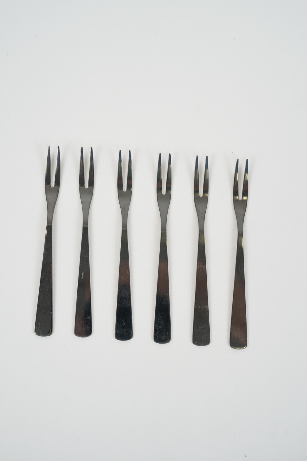 Tenedor Para Fruta Asher, Set 6 Un. Negro Color Unico