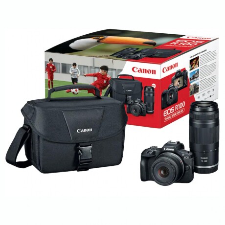 Cámara Fotográfica CANON EOS R100 4K Mirrorless Con Estuche Cámara Fotográfica CANON EOS R100 4K Mirrorless Con Estuche