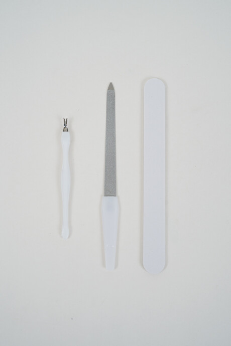 Set De Manicura Roma Blanco