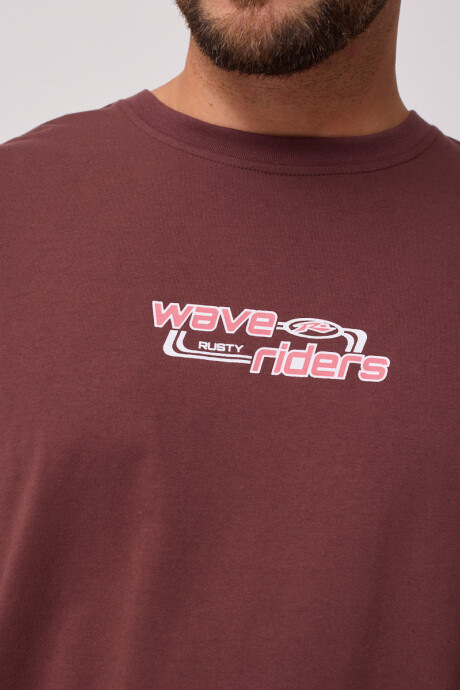 T-SHIRT KINES RUSTY Chocolate