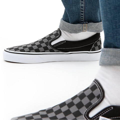 Championes Vans Classic Slip-On Black/grey/white