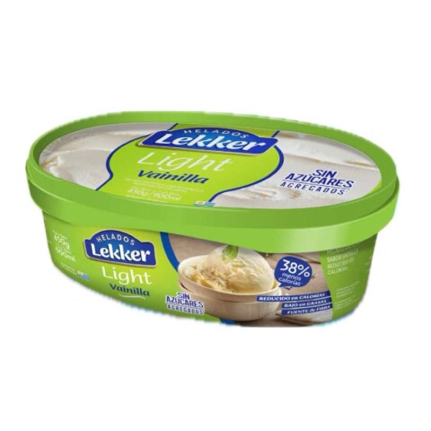 Helado Vainilla Lekker Light 900ml Helado Vainilla Lekker Light 900ml
