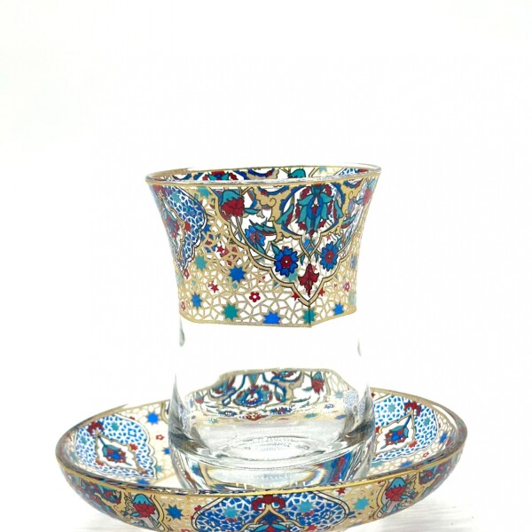 Vaso de té de vidrio X1 11