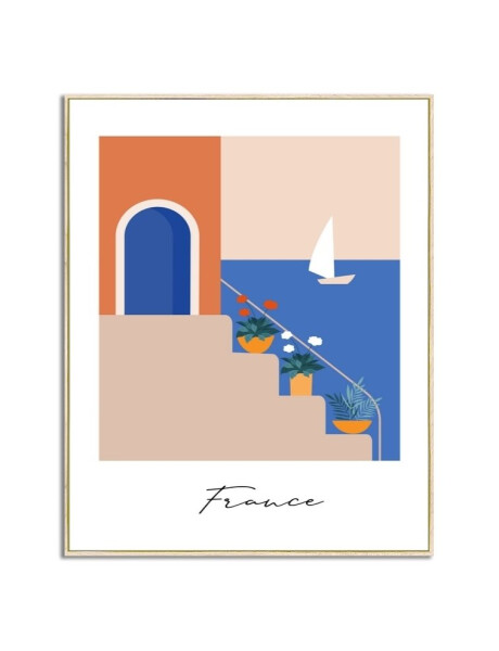 CUADRO CANVAS 40x50cm MARCO FRANCE CUADRO CANVAS 40x50cm MARCO FRANCE